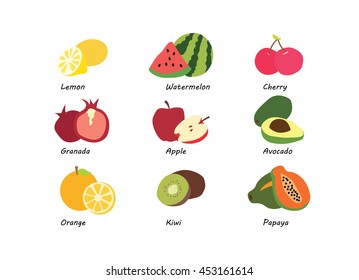fruit vector color
