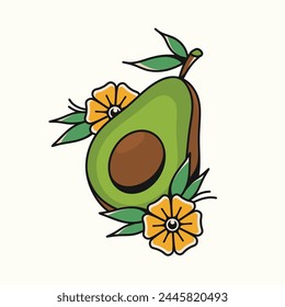 Fruit Vektorgrafik Design, ideal für Druck und andere Bedürfnisse