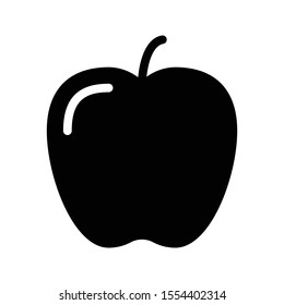 fruit vector glyph flat icon