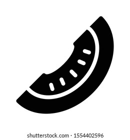 fruit vector glyph flat icon