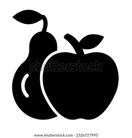 Fruit Vector Glyph Icon For Personal And Commercial Use.
