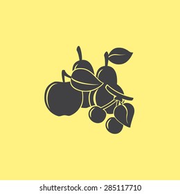 Fruit vector icon