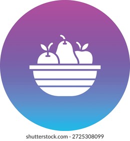 Icono de Vector de frutas. Se puede utilizar para aplicaciones de impresión, móviles y de Web.