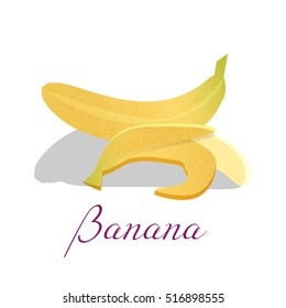 Fruit vector illustration - banana