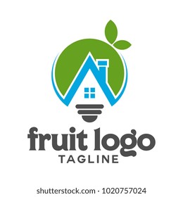 fruit vector logo