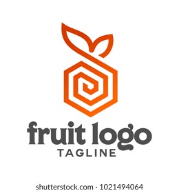 fruit vector logo