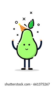 Fruit vector, MBE styled, flat icon