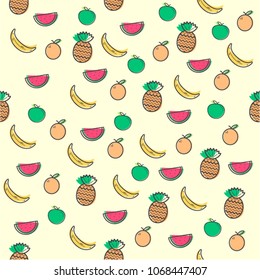 fruit vector seamless texture pattern