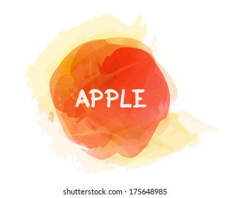 fruit vector watercolor style
