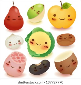 Fruit and vegetable Collection - Vector File EPS10