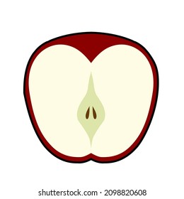 Hortalizas de frutas en diseño de estilo plano a mano