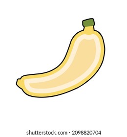 Fruit vegetable in flat hand drawn style design