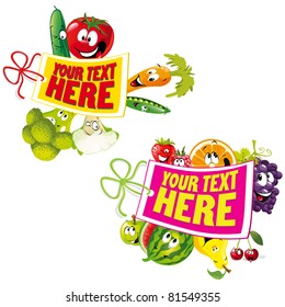 fruit and vegetable healthy tag