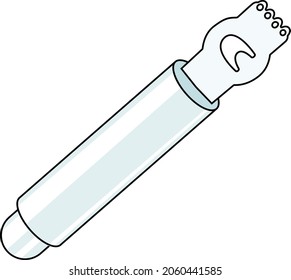 Fruit vegetable peeler channel zester bar restaurant kitchen accessory. Hand-drawn doodle cartoon style vector image. For restaurant bar website design, cocktail food making process, cookbook decor