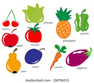 Fruit and Vegetable set