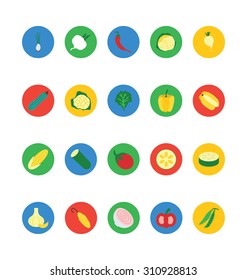 
Fruit and Vegetable Vector Icons 5
