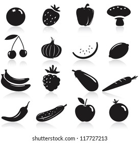 Fruit and Vegetables icons