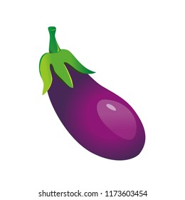 Fruit and veggies vector icon