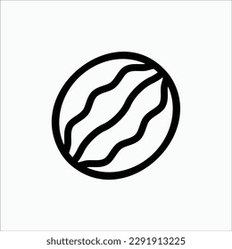  fruit, watermelon icon, isolated icon in light background, perfect for website, blog, logo, graphic design, social media, UI, mobile app
