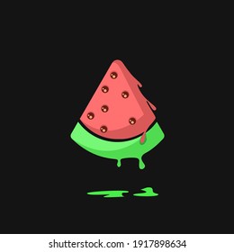 Fruit Watermelon Illustration Vector Design