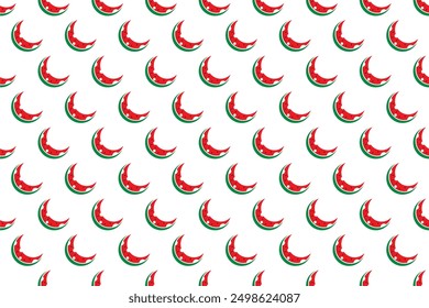 Fruit watermelon seamless pattern background. Abstract seamless pattern background of watermelon