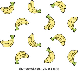 FRUIT-BANANA - ALL OVER PRINT - PATTERN