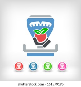 Fruiterer scale icon