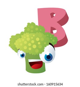 frutos abc: B es para Broccoli