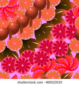 fruits abstract ornament