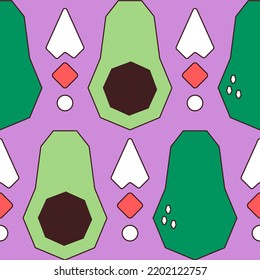 fruits abstract pattern design, Lovely color.