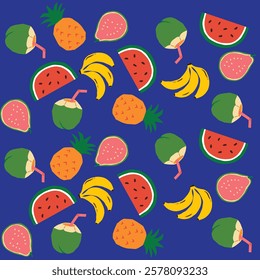 FRUITS - ALL OVER PRINT - PATTERN - SUMMER VIBES