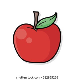 Fruits Apple Doodle