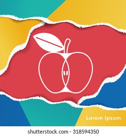 fruits apple icon