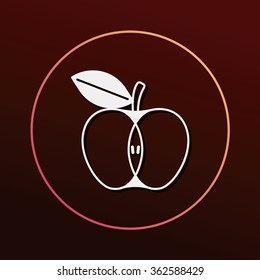 fruits apple icon