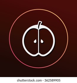 fruits apple icon