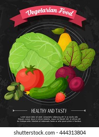 Fruits background. Colorful template for cooking, restaurant menu and vegetarian food