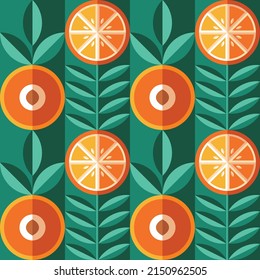 Fruits background design. Garden decorative seamless pattern. Freshness organic food symbols. Ornament mosaic concept banner. Vector illustration. 