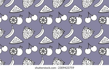 Fruits background template vector illustration design