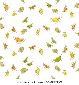 Fruits background vector 