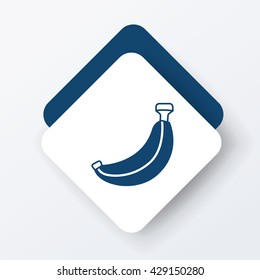 fruits banana icon