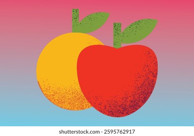 Fruits in a basket on a isolated