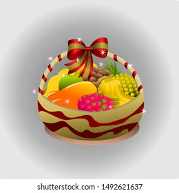fruits basket for special day.