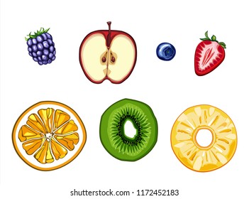 fruits and berries