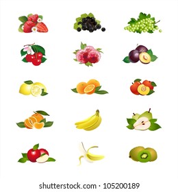 Fruits & Berries icons