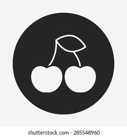fruits cherry icon
