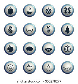 Fruits chrome icons for web