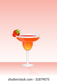 Fruits cocktail with fruits