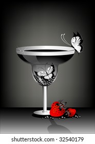 Fruits cocktail with fruits