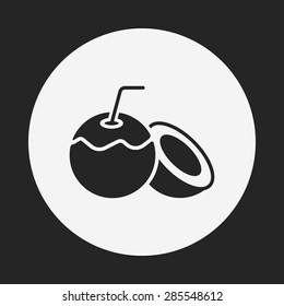 fruits coconut icon