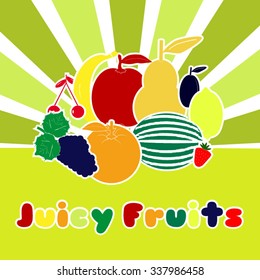 Fruits color icon